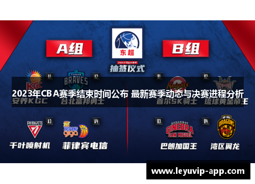 2023年CBA赛季结束时间公布 最新赛季动态与决赛进程分析 2023年CBA赛季结束时间公布 最新赛季动态与决赛进程分析
